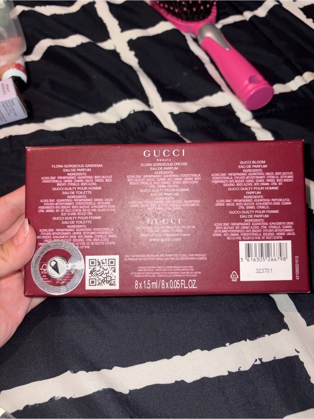 Gucci Beauty Mini Vial Set - Red Box with Clear Vials - Picture 4 of 6